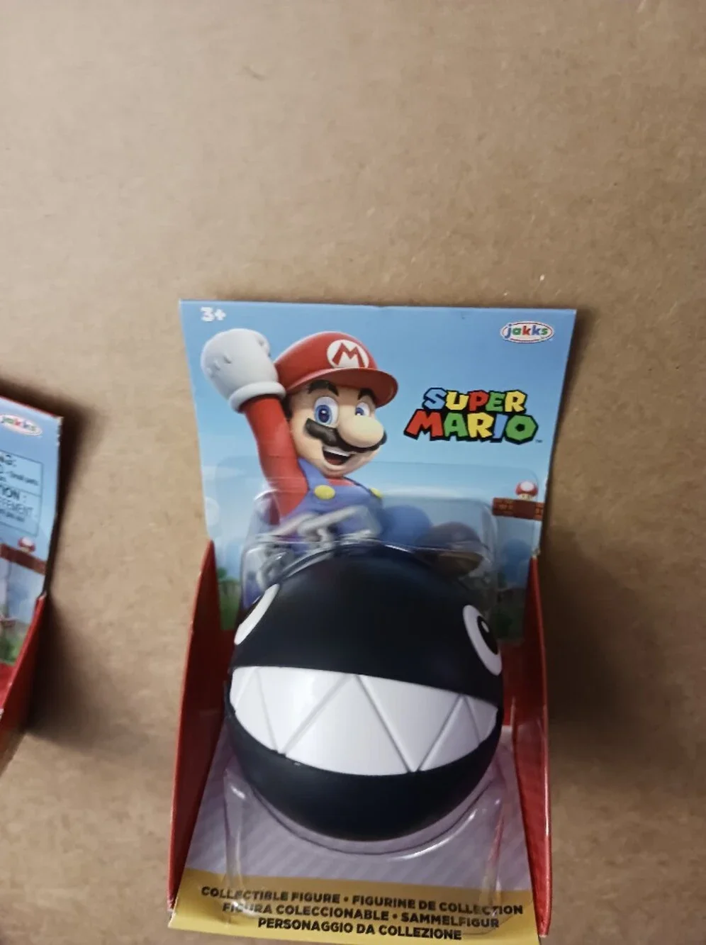 Lot Of 2 Jakks Pacific - Super Mario Bros. Mario + Chain Chomp